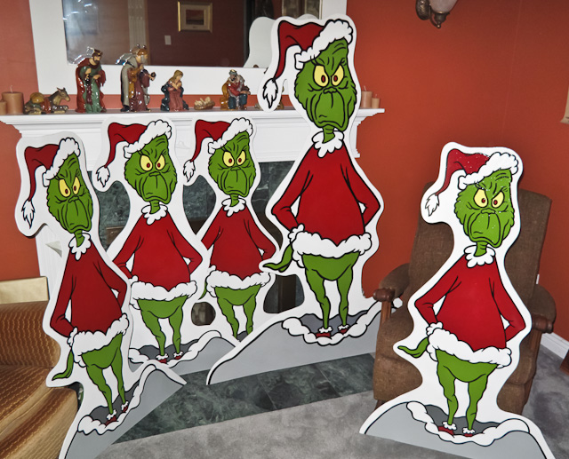 Grinch Cut Out Template